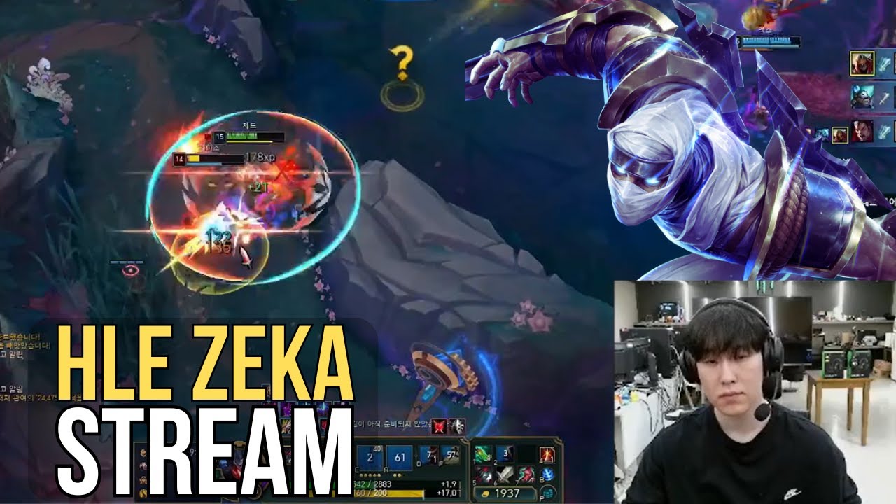 HLE Zeka Stream Zed - Smurfing Korea Challenger