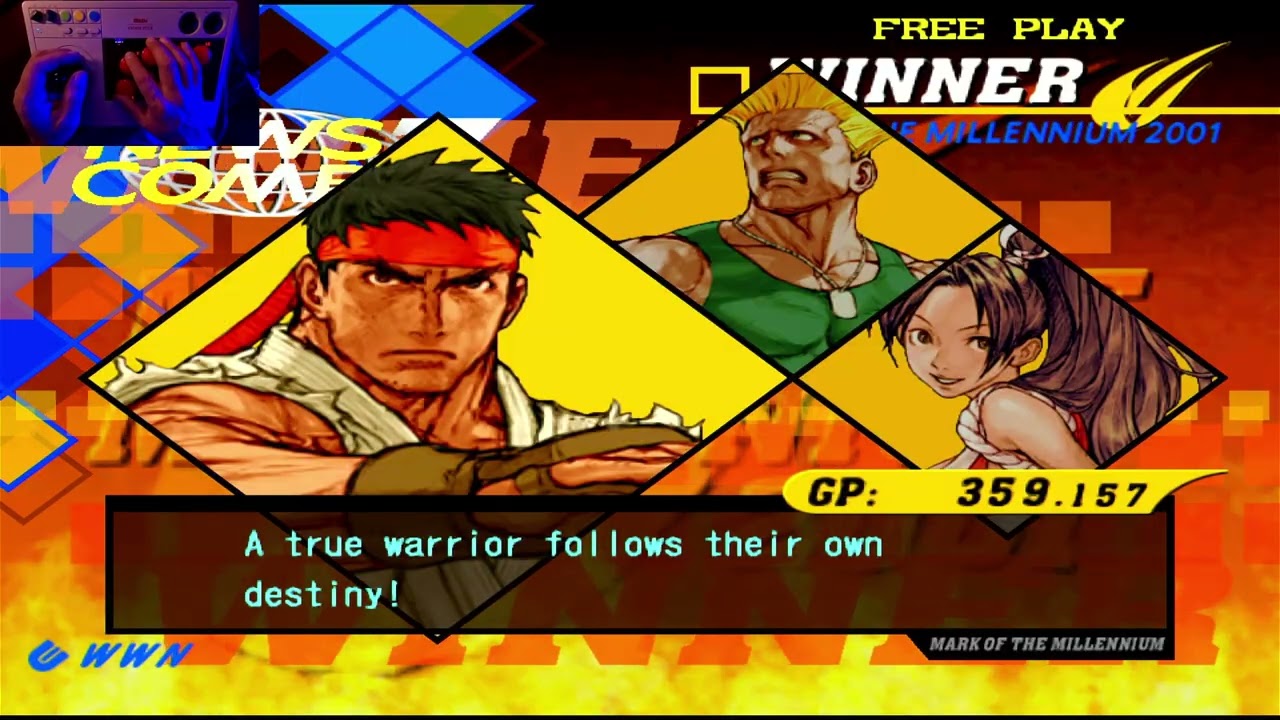 Capcom vs SNK 2 arcade gameplay
