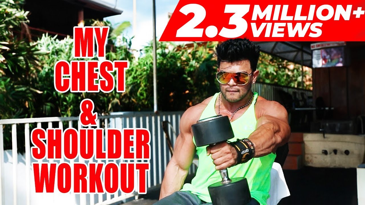Sahil Khan's Chest & Shoulder Workout