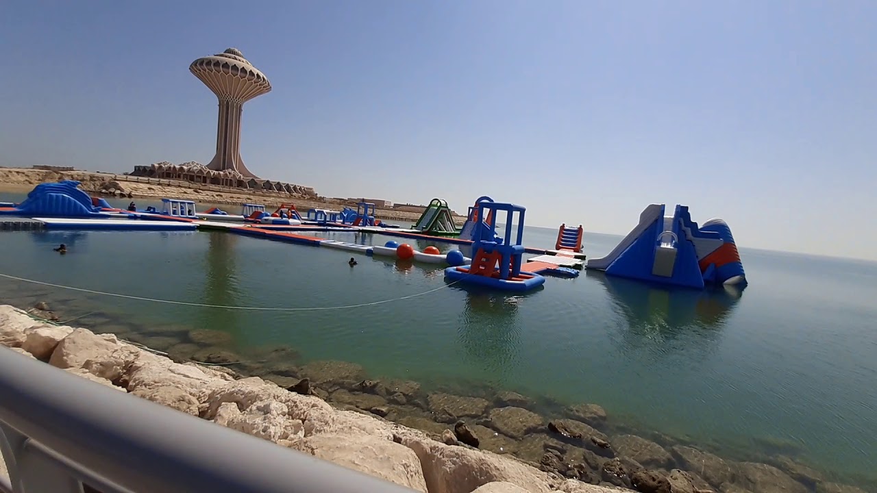 💥منطقة ألعاب مائية💥 في كورنيش الخُبَر 🇸🇦