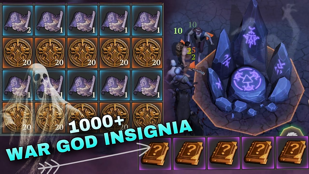 OPENING SOME MYSTERIOUS TOME & TRAGING 10000+ WAR DOGS INSIGNIA / GRIM SOUL.