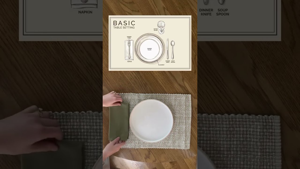 How to set a table: Follow this easy guide to give any meal a thoughtful touch! 🍽️