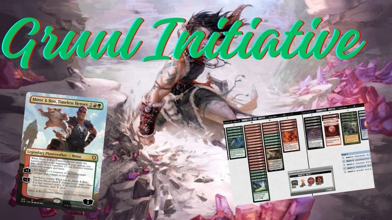Gruul initiative 5-0 Trophy: Legacy MTG Gameplay