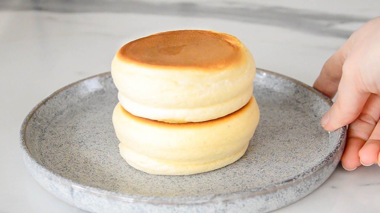 Японские ПАНКЕЙКИ со вкусом ДУБАЙСКИЙ ШОКОЛАД 🍫 Fluffy Japanese Souffle Pancakes