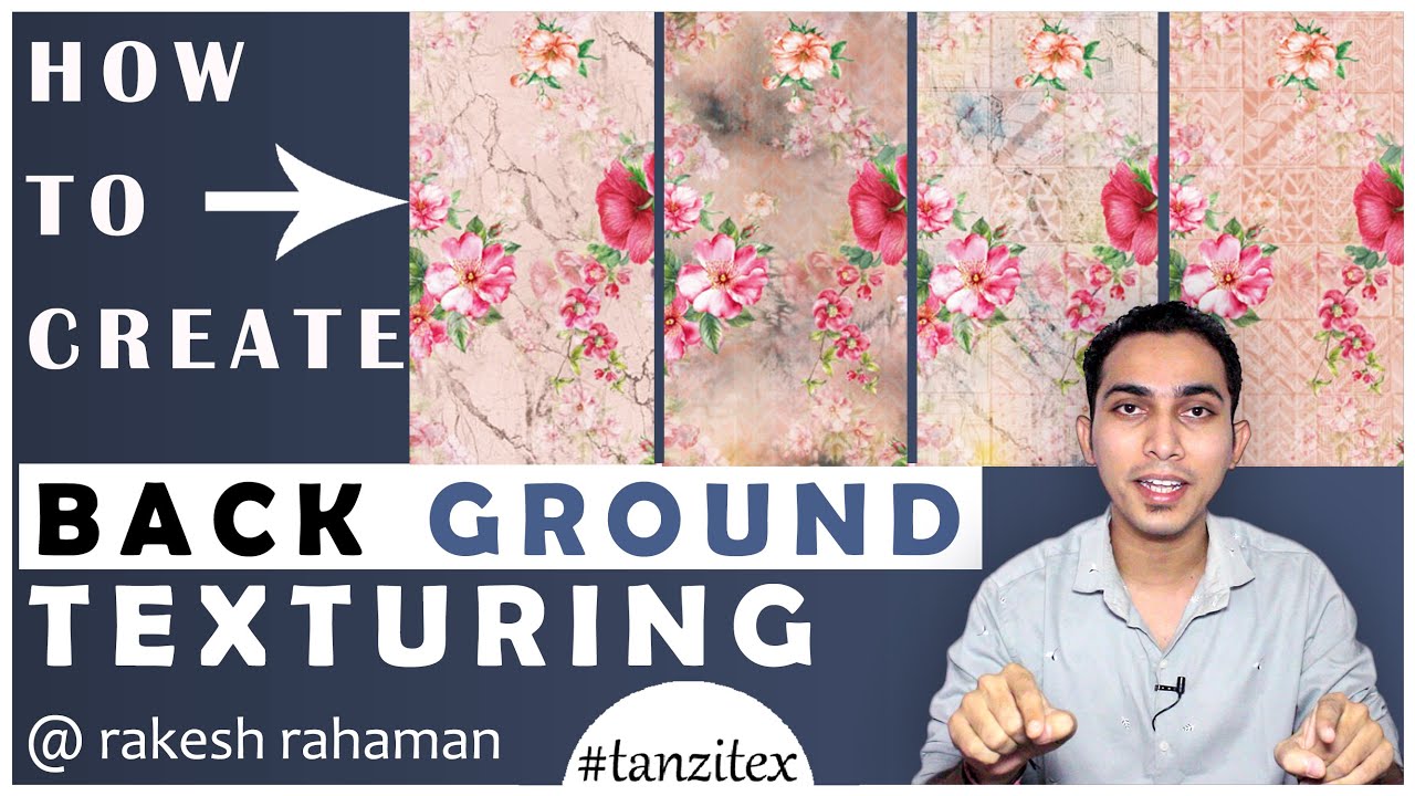 How To Make Background Texture Effect in Photoshop For Textile 
