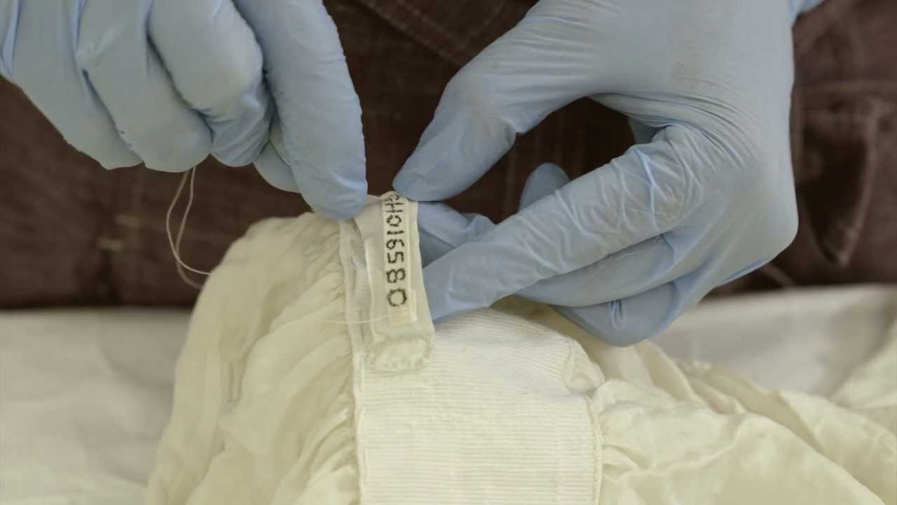 How to apply accession numbers to textiles - a National Services Te Paerangi resource