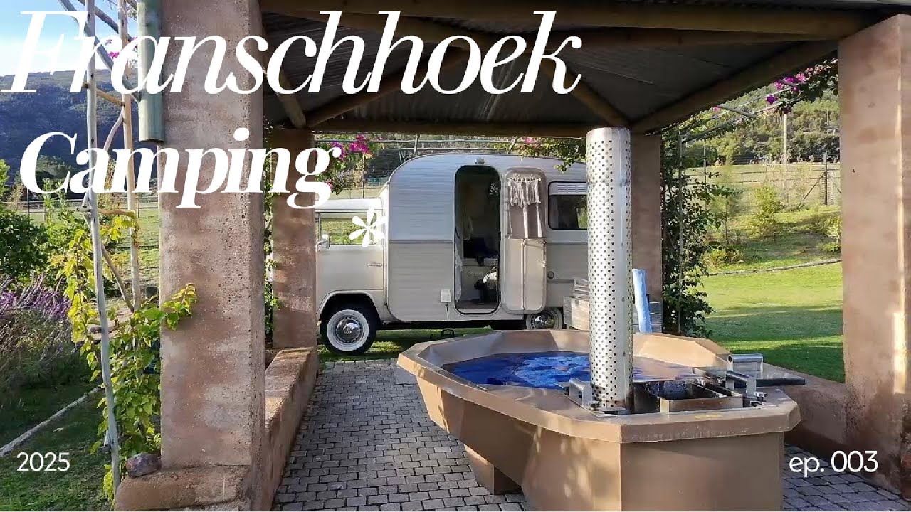 Slow Travel in our VW Autovilla / Winter Camping, Morning Coffee Franshhoek, Western Cape