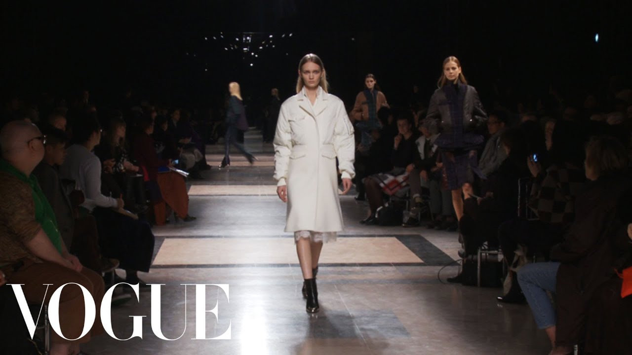 Sacai Ready to Wear Fall 2013 Vogue Fashion Week Runway Show