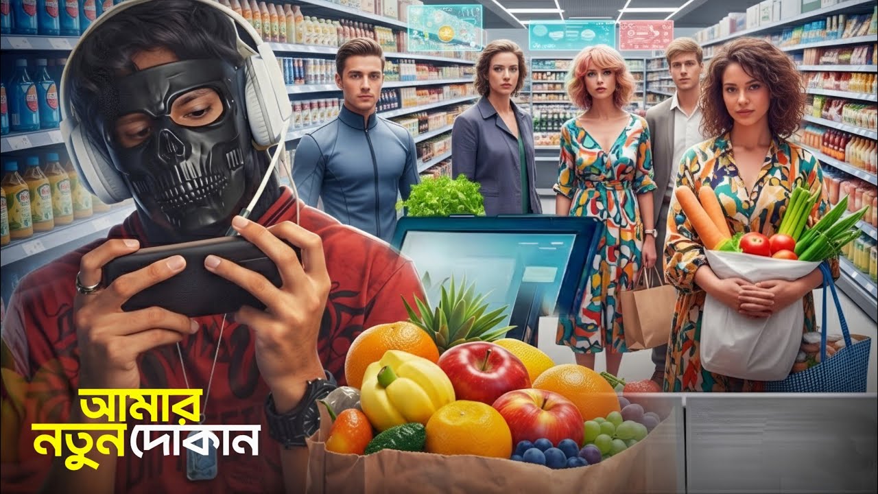 আমার দোকান খুললাম৷  SUPERMARKET SIMULATOR SOSTA VERSION।  Hamza Always Rock