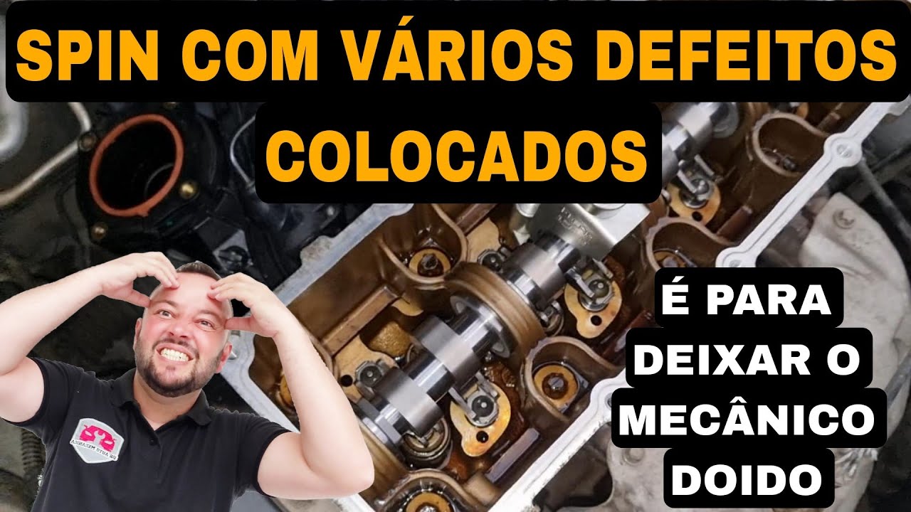Spin Com Motor Tremendo, Falhando, Eixo de Comando Torcido, Motor Fora de Ponto e Muito Mais