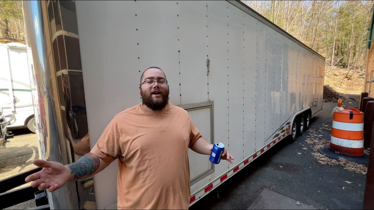 My New RACE TRAILER tour!