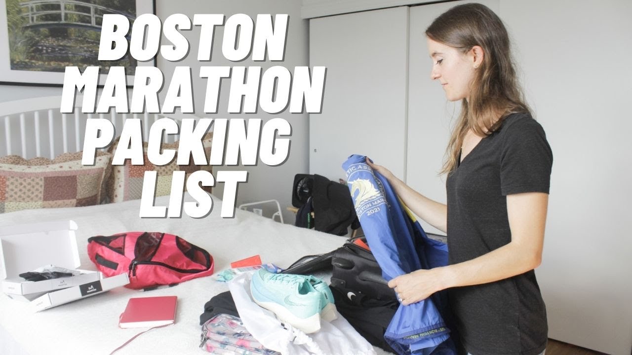 WHAT I'M TAKING TO THE BOSTON MARATHON (2021) | race day outfit, clothes, travelling, etc!