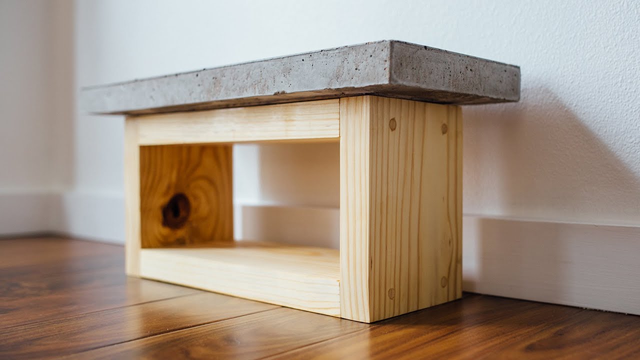 Modern Solution For Dog Bowls! DIY Raised Dog Bowl Stand | Concrete | Modern