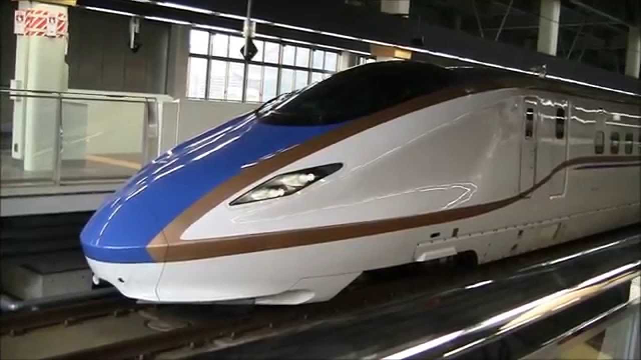 北陸新幹線開業！！金沢駅　E7系/W7系　かがやき・はくたか・つるぎ　入線＆発車シーン