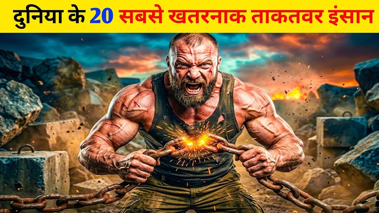 500KG से 1000 Pound तक 😳 दुनिया के 20 सबसे ताकतवर लोग