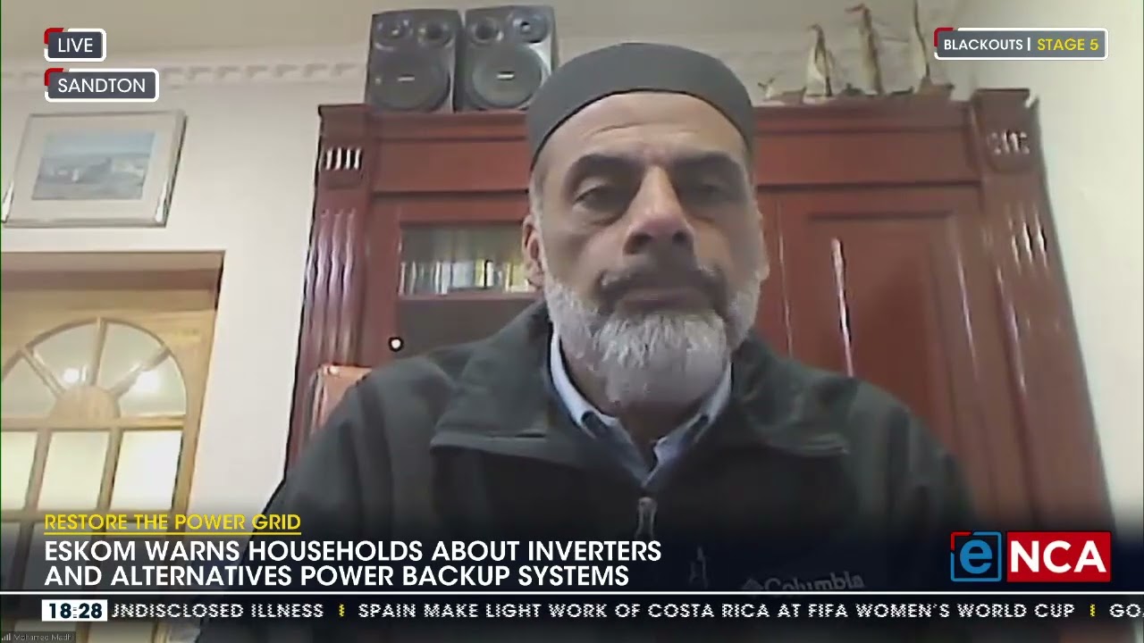 Eskom warns households about inverters, alternative power backup systems