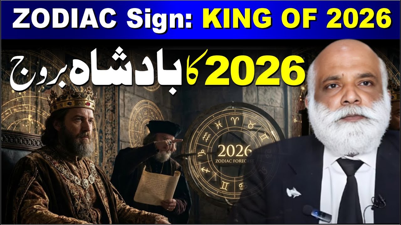 Zodiac Sign King of 2026 | Top sign that Rules the Year 2026 | Astrologer MA Shahzad Khan