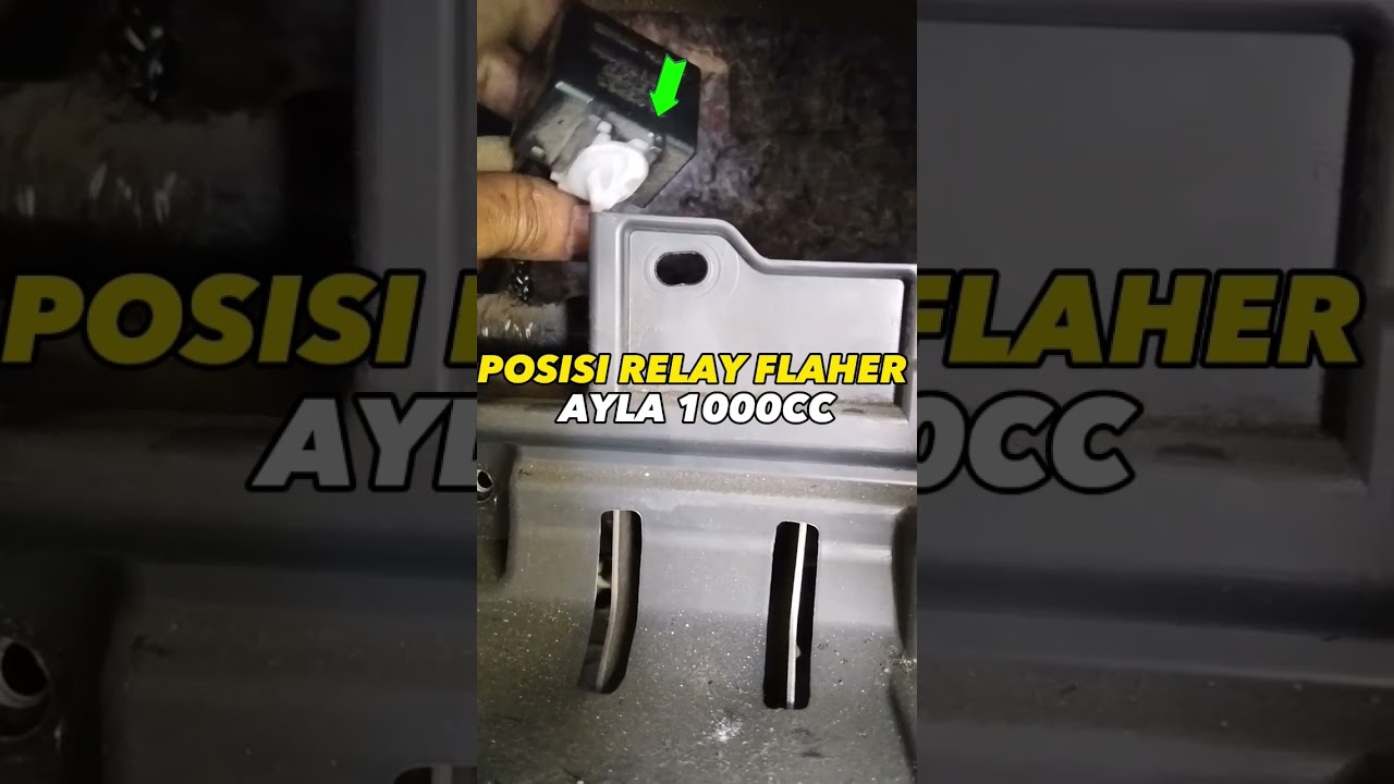 LETAK RELAY FLASHER DAIHATSU AYLA 1000CC#shorts