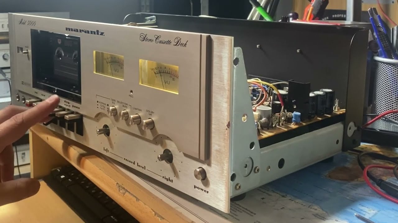 Marantz SD 5000 cassette deck-repair video- PART 1