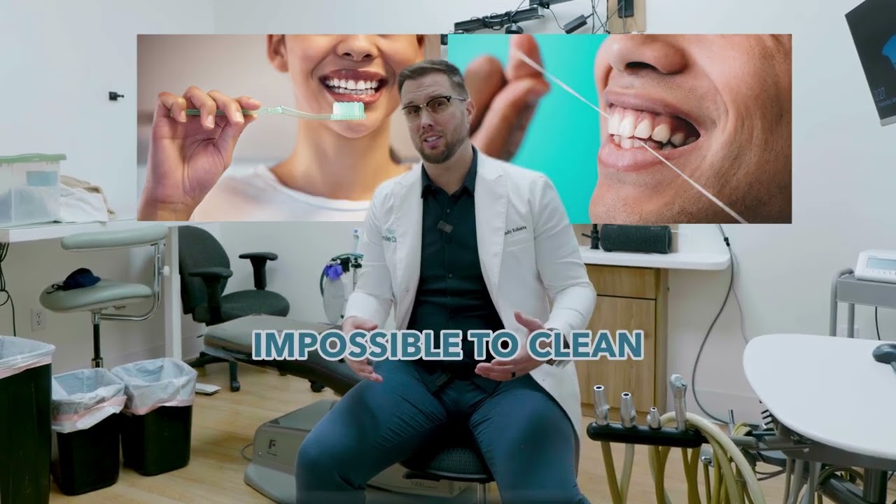 No Food Trap with this Dental Solution - 3 on 6 - Never Needs Removal