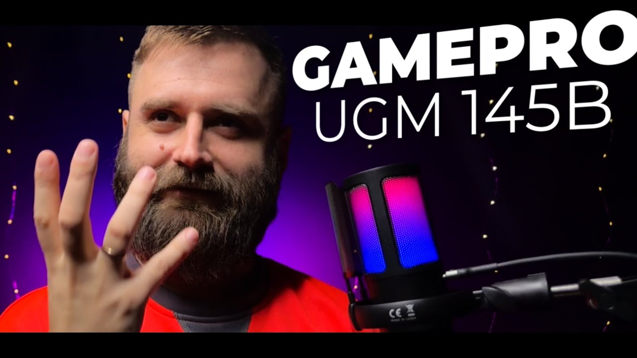 МІКРОФОН GAMEPRO UGM145B - СТУДІЙНА ЯКІСТЬ ЗА НЕДОРОГО!