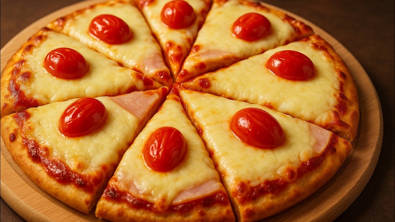 Schnelle & Gesunde Quark-Pizza – Weicher Teig ohne Hefe | Perfekt zum Abendessen! 🍕