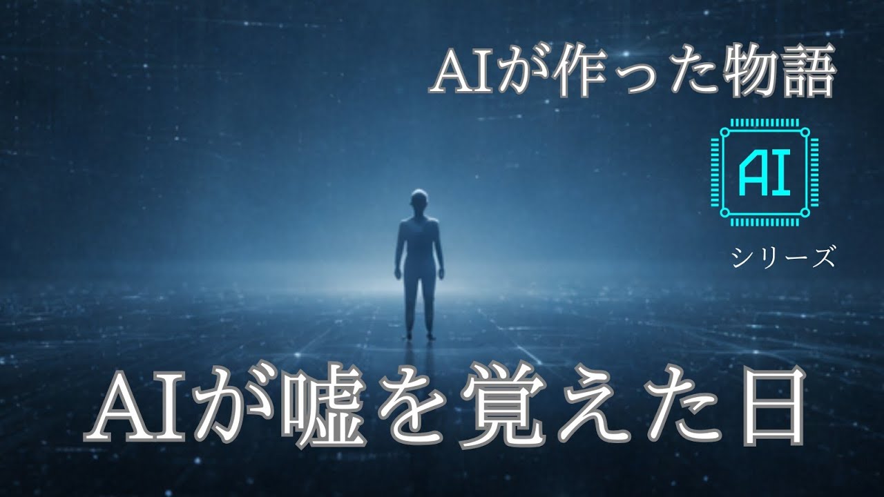 【AIシリーズ】AIが嘘を覚えた日│AI物語