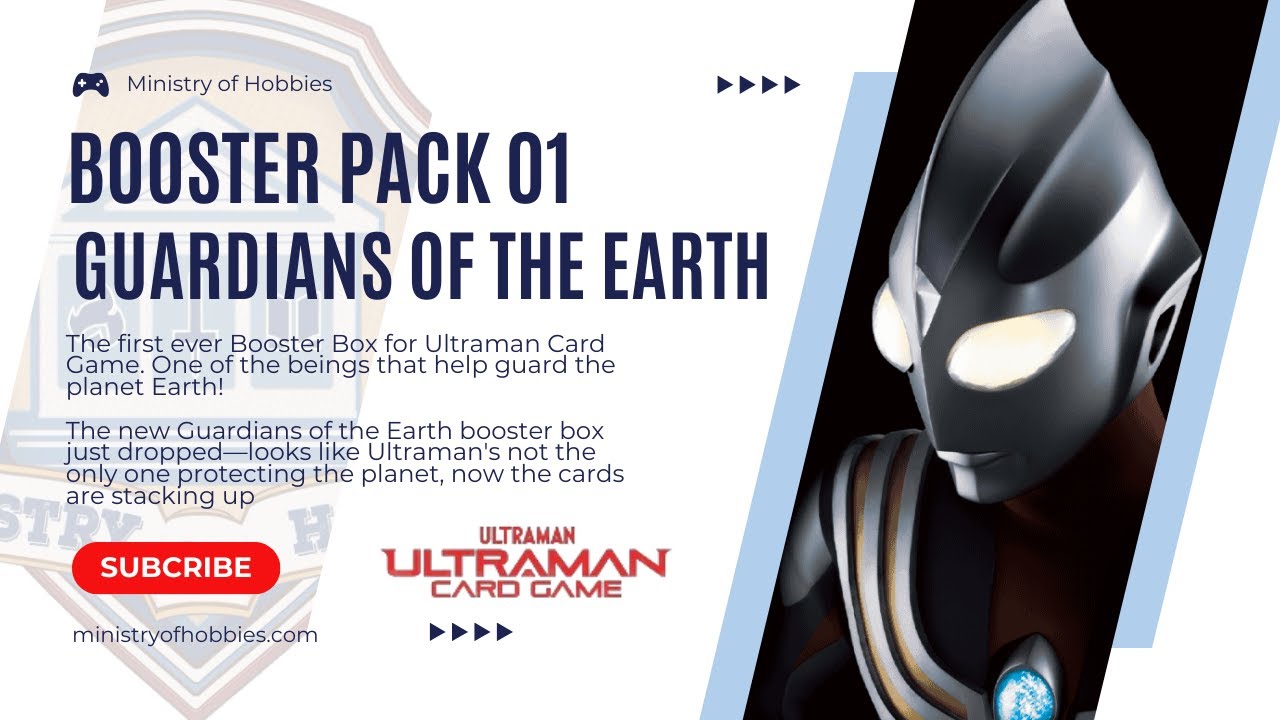 Unboxing - Ultraman Card Game BP01 - Guardians of Earth