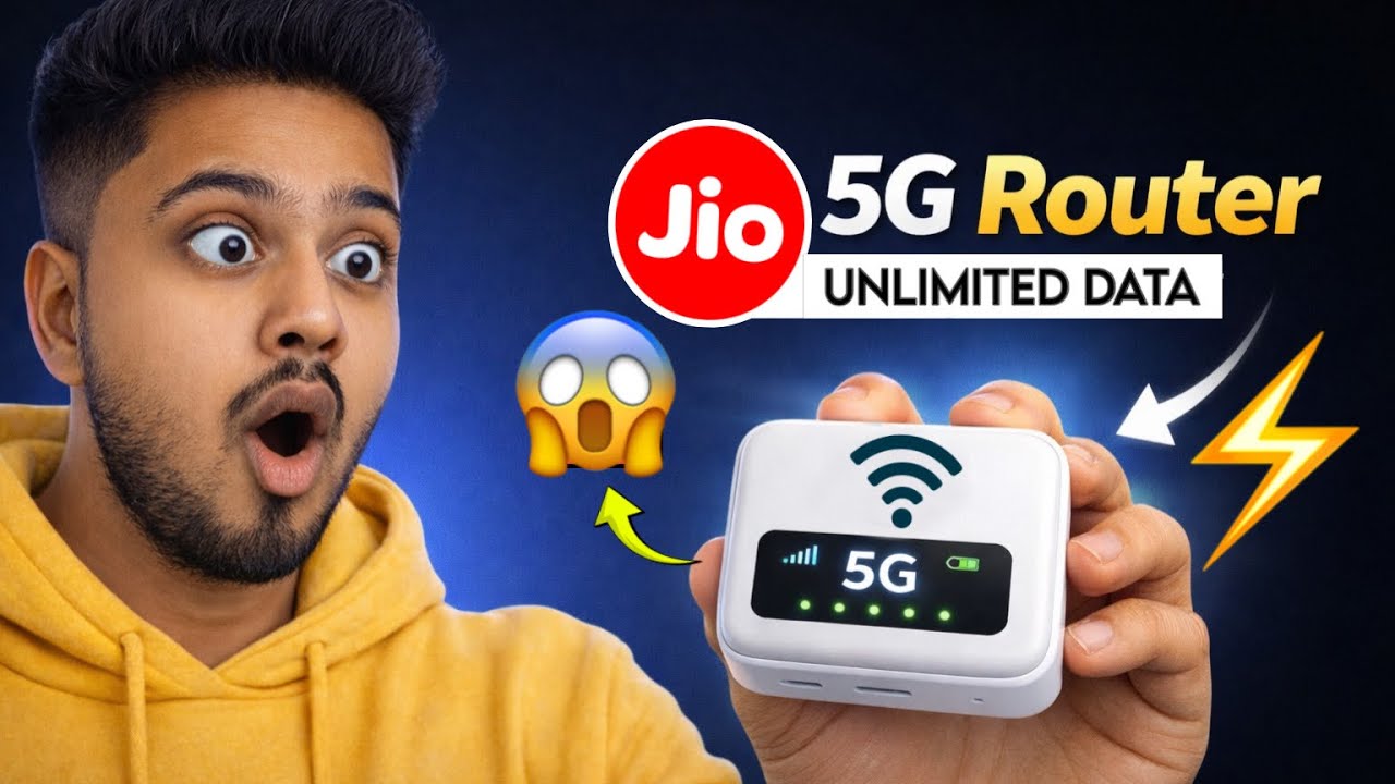 😱 Jio 5G hotspot + router setup at cheap - Unlimited 5G ⚡️⚡️