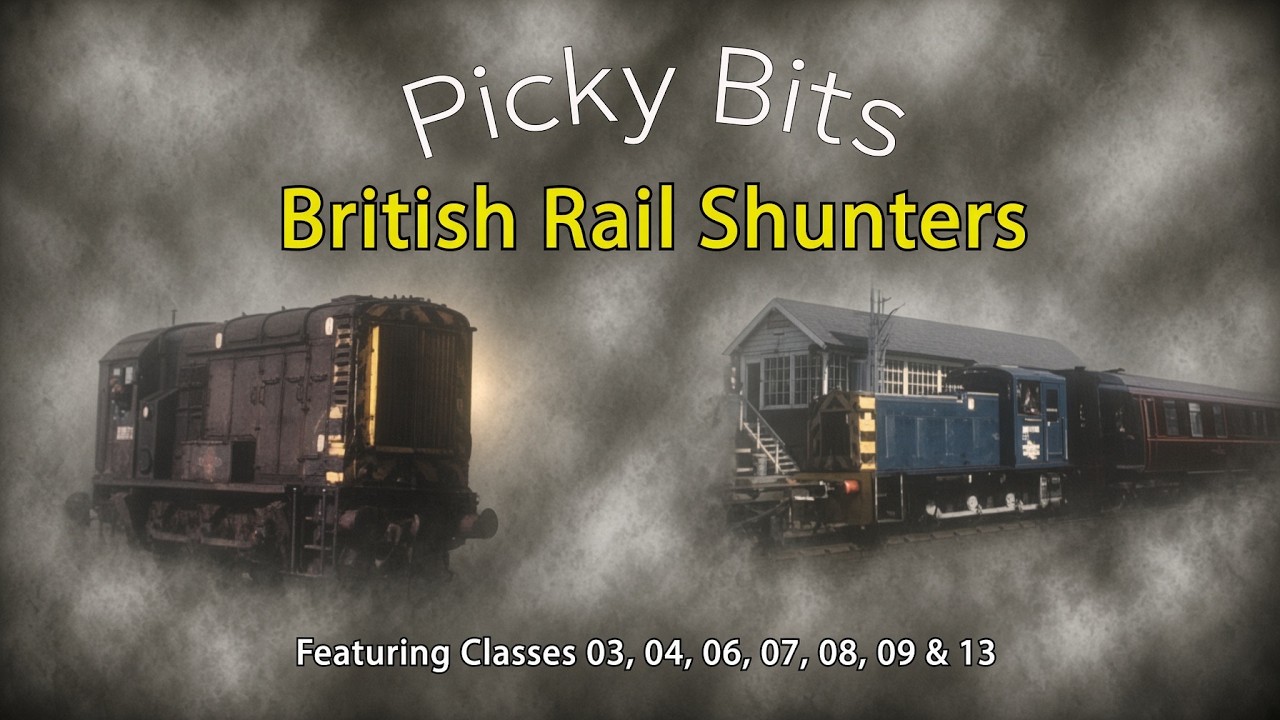 Маневровые локомотивы British Rail в действии &mdash; классы 03, 04, 06, 07, 08, 09, 13