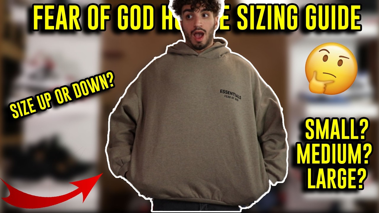 The only Fear of God Essentials Hoodie Sizing Guide — DON’T BUY Until You Watch