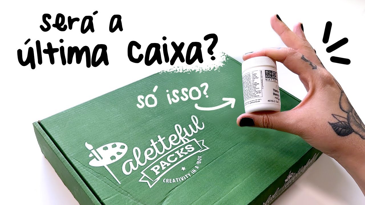 A CAIXA COM MATERIAL SURPRESA CHEGOU - SERÁ A ULTIMA CAIXA?