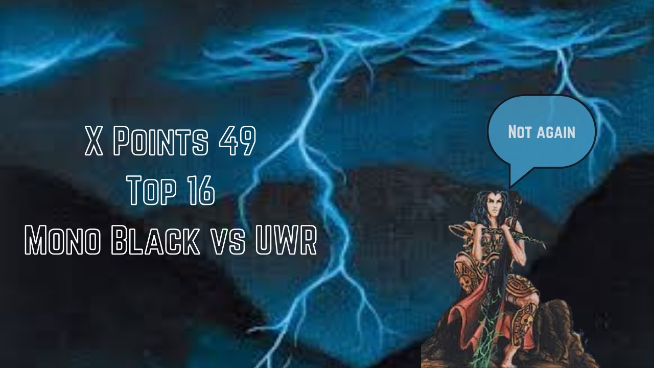 X Points Old School Event 49 Top 16  Mono Black vs Lion Dib Bolt