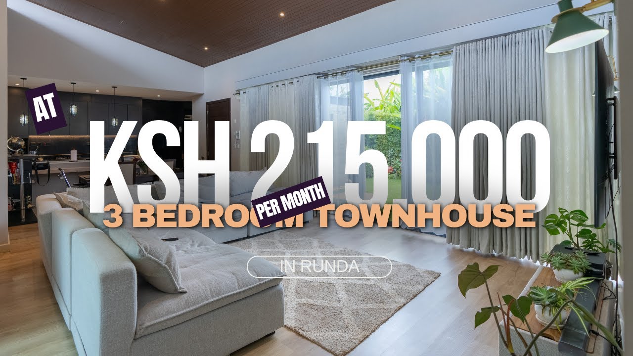 3-Bedroom Townhouse for Rent in Runda – Nairobi Real Estate