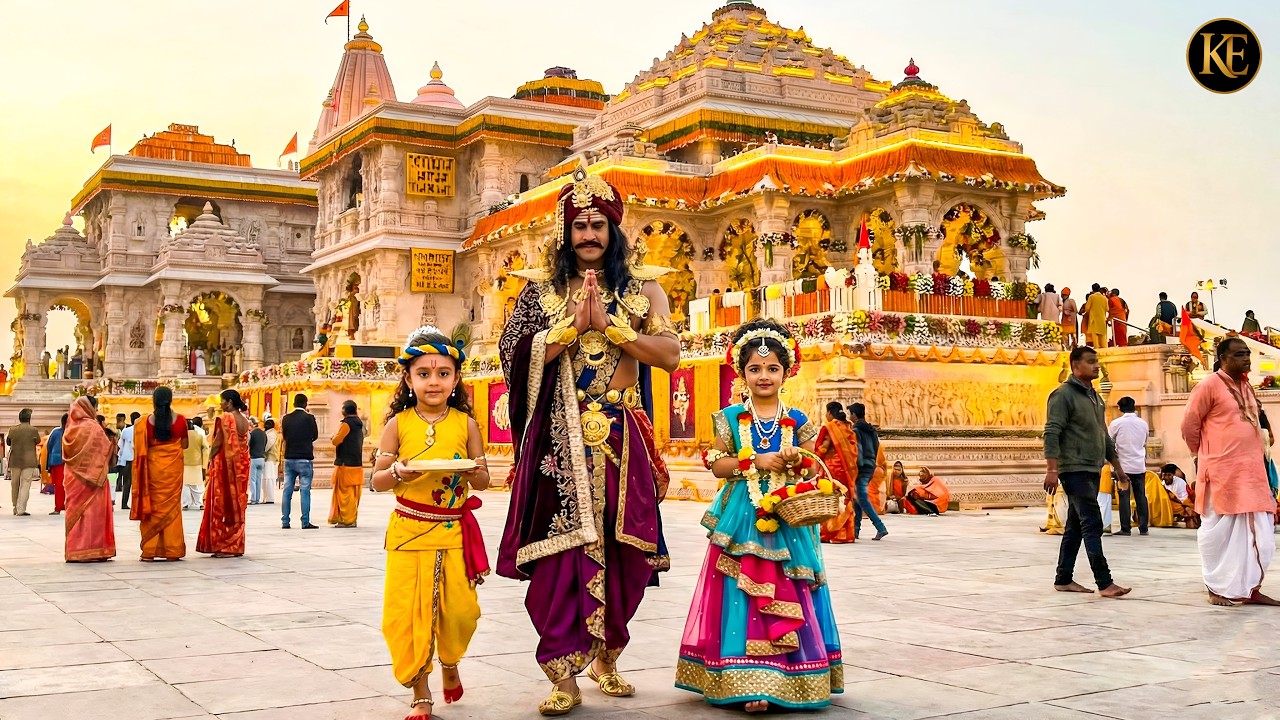 आख़िर क्यों कंस मामा राधा–कान्हा के साथ गए राम मंदिर  ||YMKN || Shree Krishan leela ||