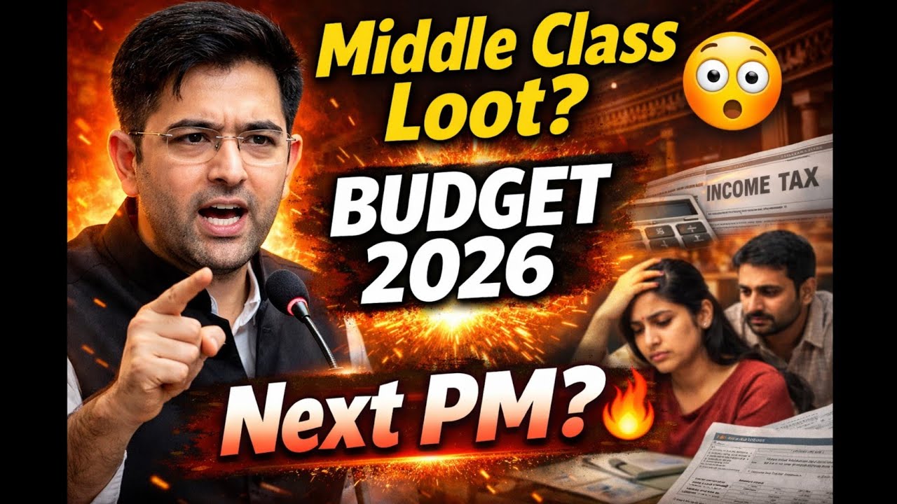 🚨 Raghav Chadha on Budget 2026 Reality! 🔥 | Middle Class Taxes, Right to Recall & Youth Politics  
