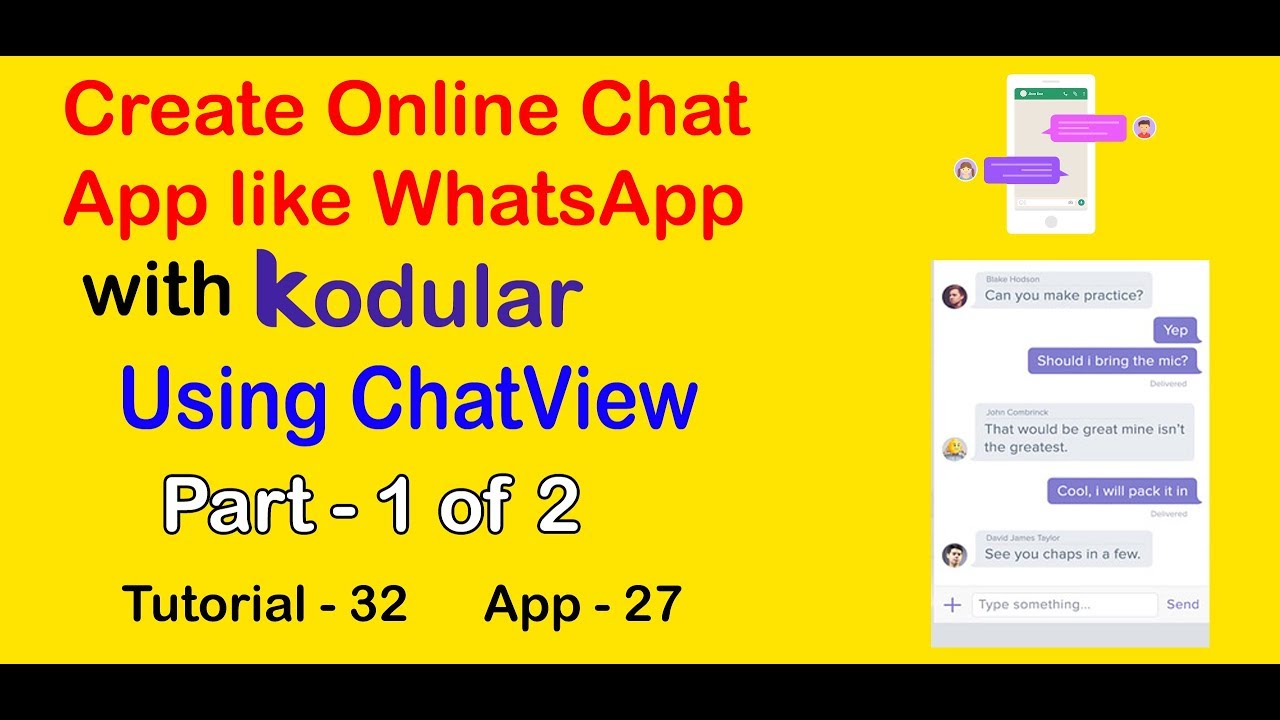Kodular ChatView || Create Online Chatting App like WhatsApp | Part 1
