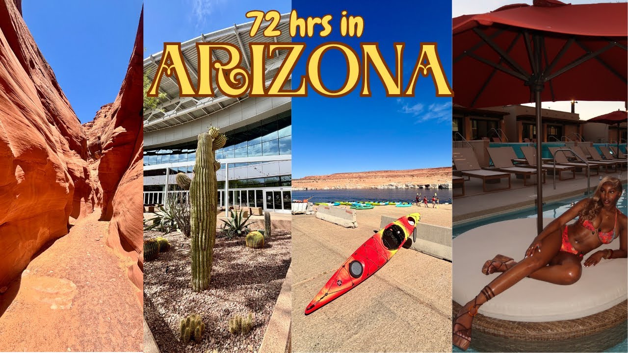 ARIZONA TRAVEL VLOG| 25TH BIRTHDAY |ANTELOPE CANYON, EXPLORING SCOTTSDALE, KAYAKING, RESORT TOUR etc