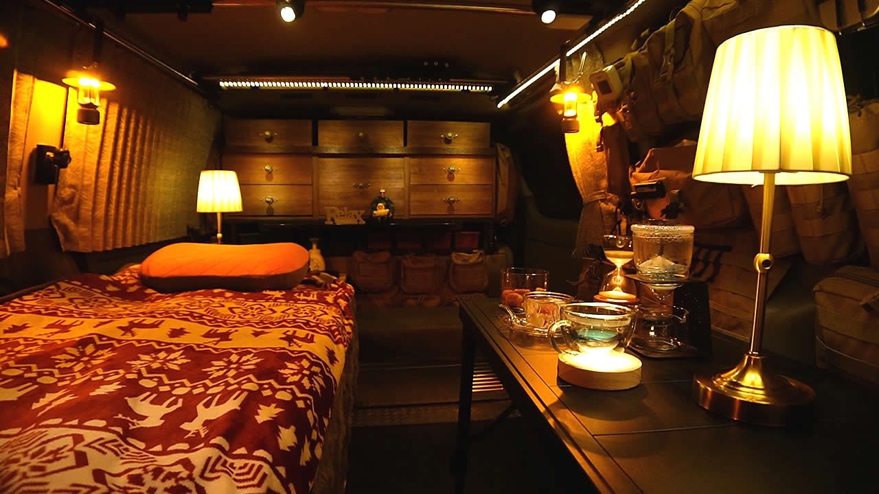 Car Camp: Зимняя Одиночество в Снежном Фургоне | Тихий Cozy ASMR