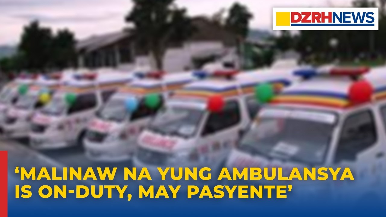 DOTr dinepensahan ang pag-relieve sa isang SAICT officer na nag-ticket sa ambulansya