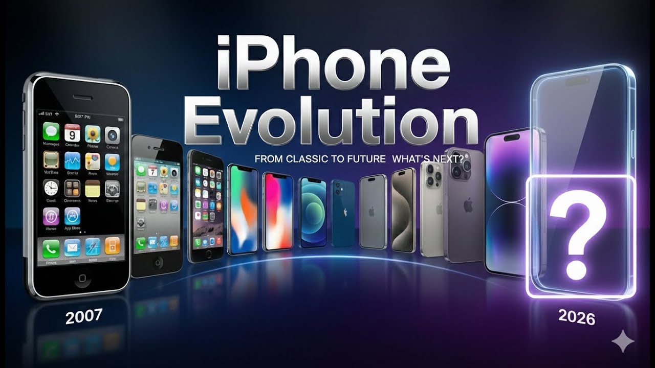 The Evolution of iPhone (2007-2026) From Revolution to Future!