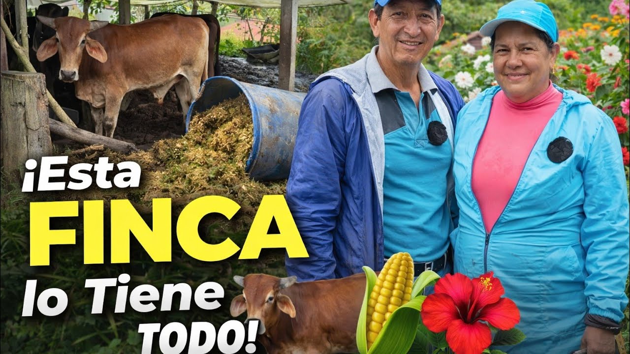 ¡Esta Finca lo Tiene TODO! 🐄🌺 Ganado Semiestabulado y un Jardín que Sorprende //Kevin Stalin 