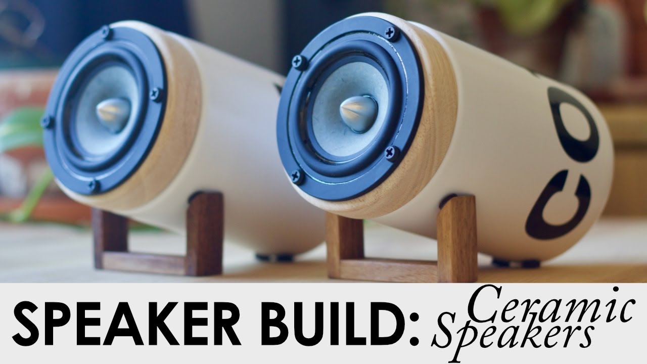 Ceramic Speakers | FREE BUILD PLANS! | DIY Speaker Build