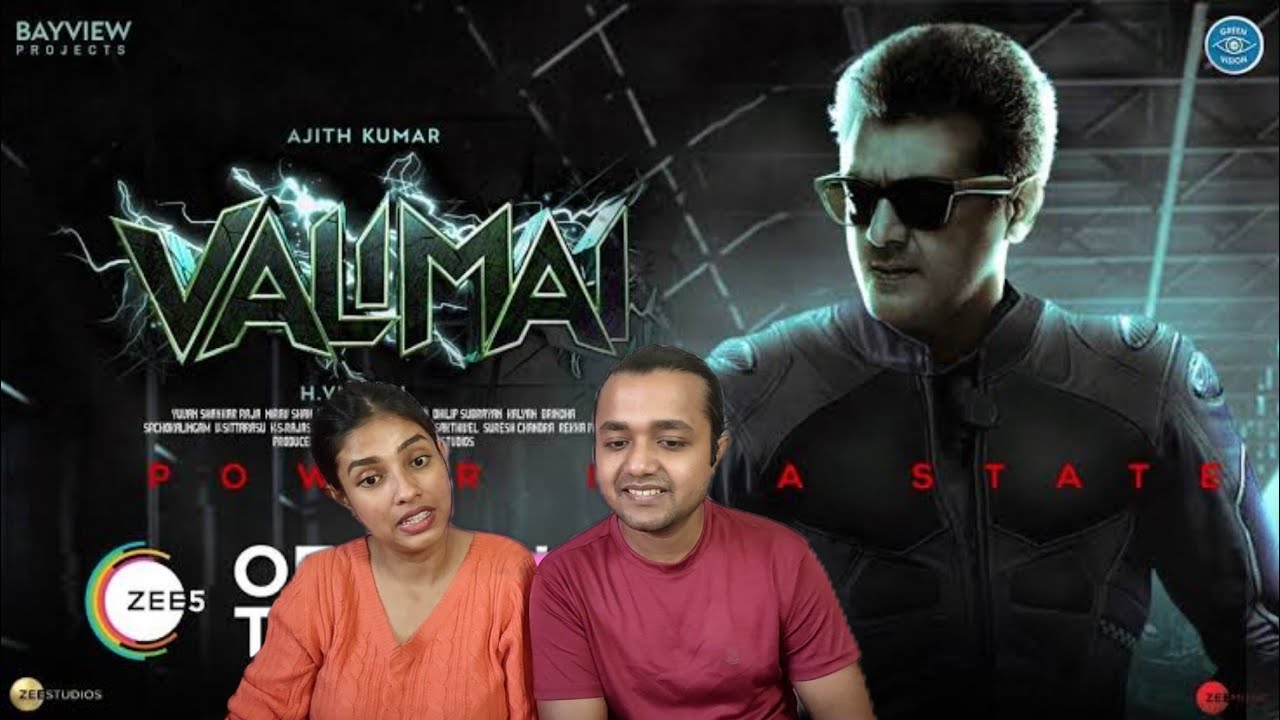 Valimai Official Trailer | Ajith Kumar | COUPLE REACTION | BOYFRIEND GIRLFRIEND REACTION