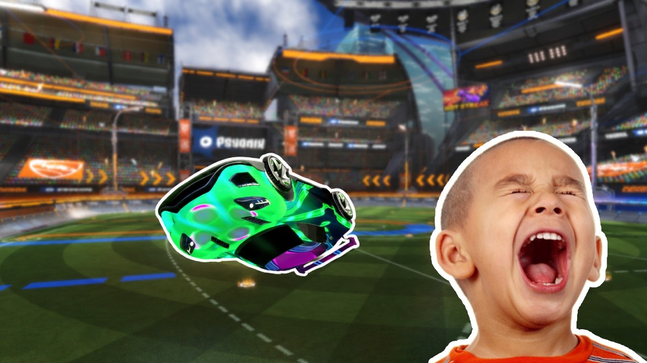 Урок смирения для ОЧЕНЬ ТОКСИЧНОГО Гранд-чемпиона в Rocket League!