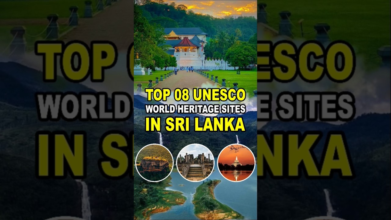 Unesco world heritage sites in Sri Lanka 🌍🏛️🇱🇰 #heritage #shorts #youtubeshorts