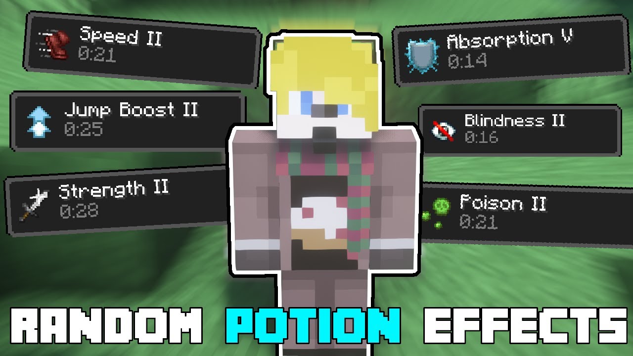 Minecraft but every 30 seconds we get a random potion effect