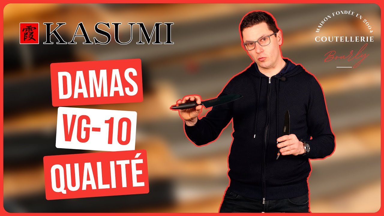 Kasumi a popularisé le VG10 damassé