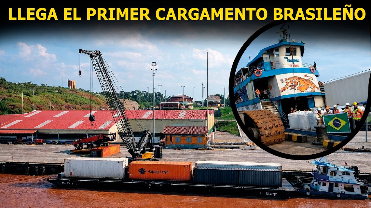 Puerto de Yurimaguas recibe primer cargamento de Brasil
