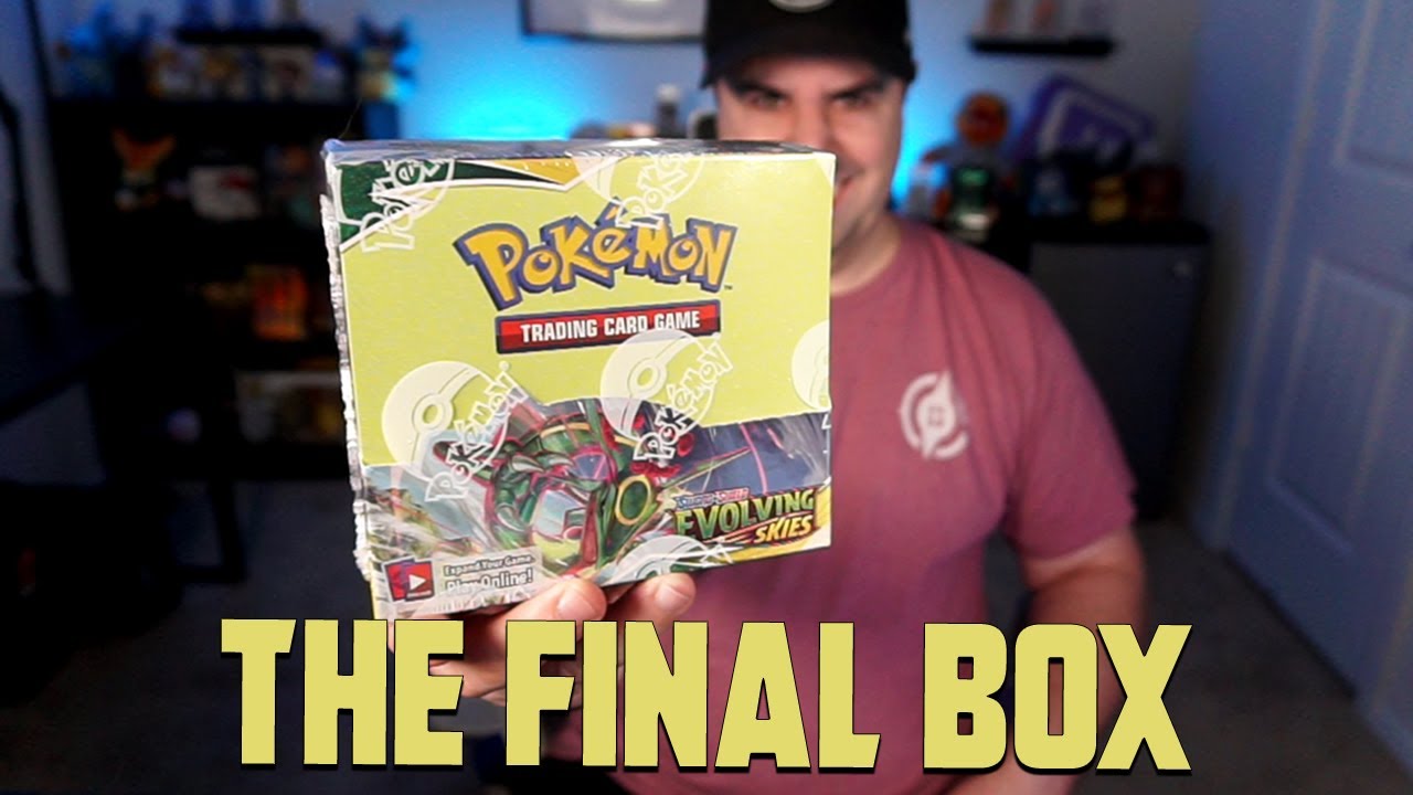 OPENING MY FINAL BOOSTER BOX OF EVOLVING SKIES POKEMON CARDS